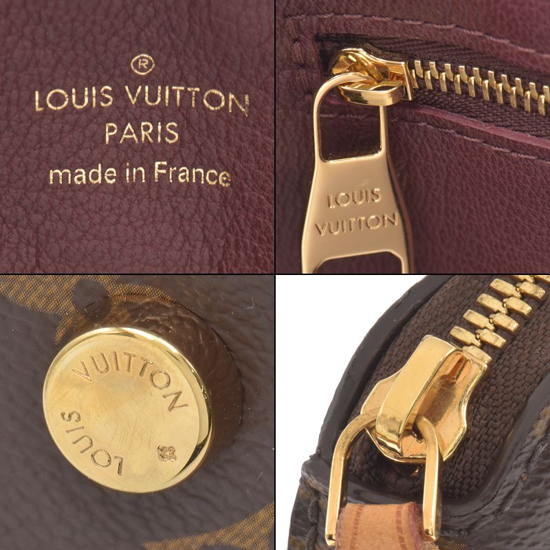 Louis Vuitton Lockit MM Monogram Tote Bag Brown