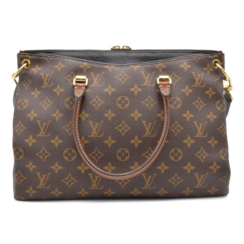 Louis Vuitton Pallas Noir Brown Monogram Shoulder Bag
