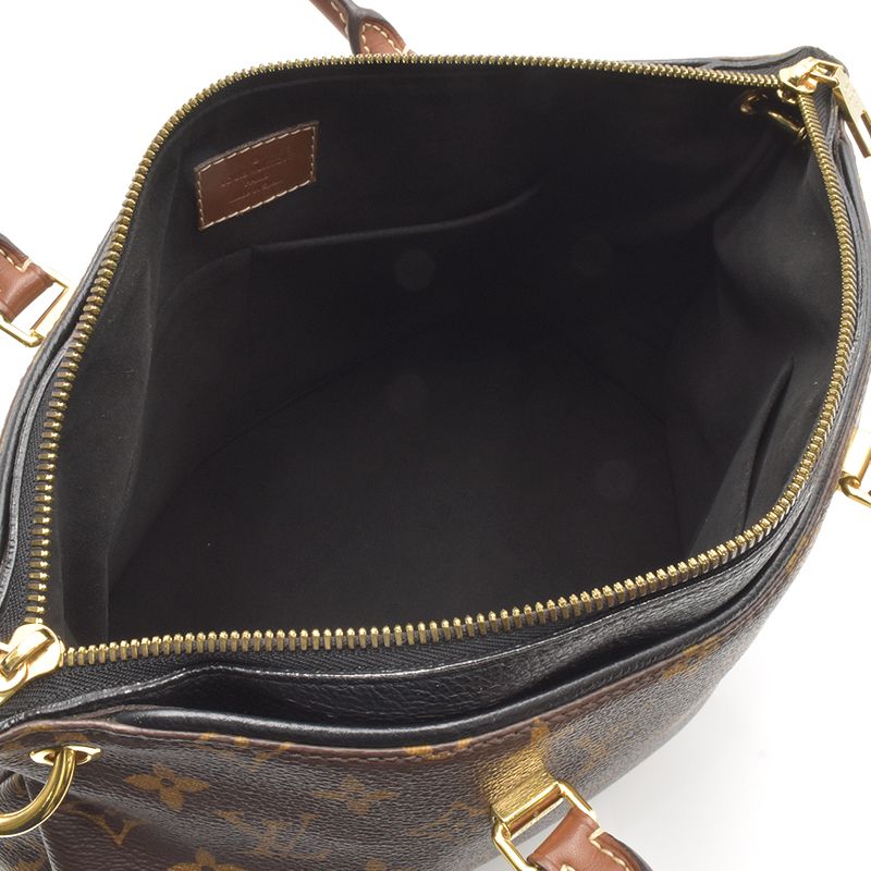 Louis Vuitton Pallas Noir Brown Monogram Shoulder Bag