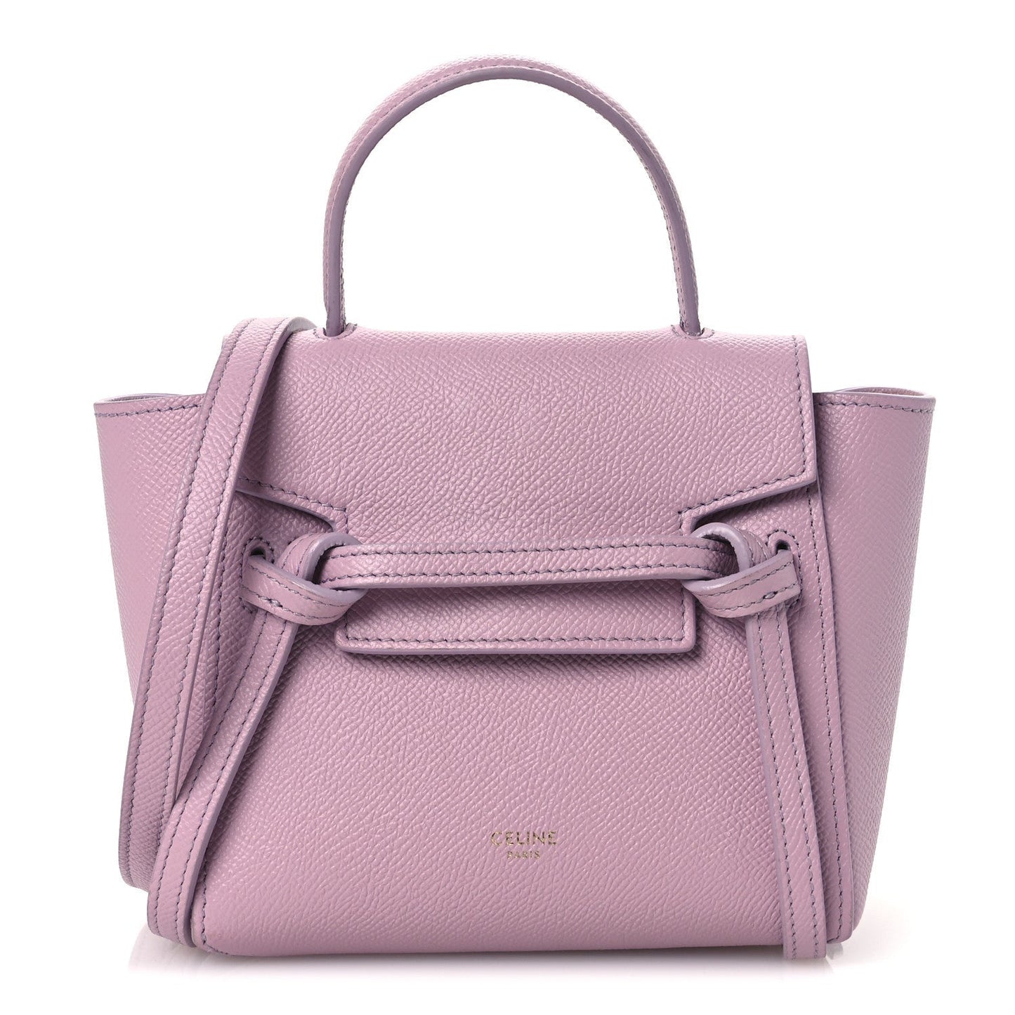 Celine Grained Calfskin Nano Belt Bag Antique Rose