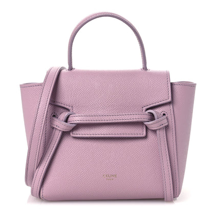 Celine Grained Calfskin Nano Belt Bag Antique Rose