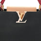 Louis Vuitton Taurillon Capucines MM Arizona Black Arizona Beige Ruby Red