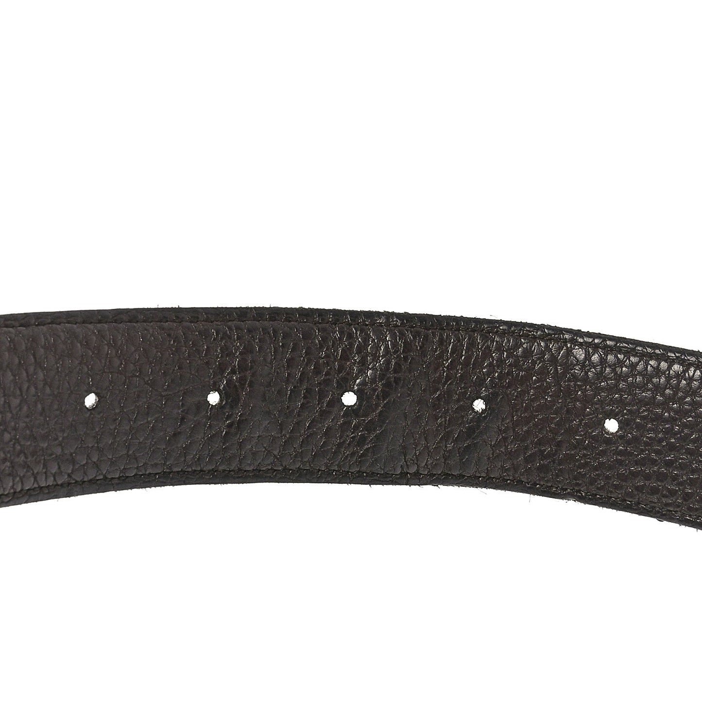Amelia Box Togo 32mm H Belt 90 36 Black Chocolate