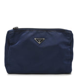 Prada Nylon Vela Cosmetic Pouch Baltico