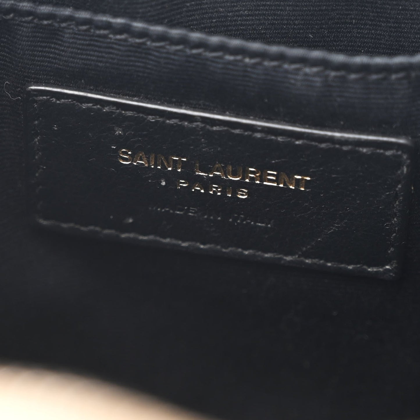 Saint Laurent Calfskin Matelasse Monogram Lou Camera Bag Dark Beige