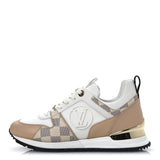 Louis Vuitton Calfskin Damier Azur Run Away Sneakers White