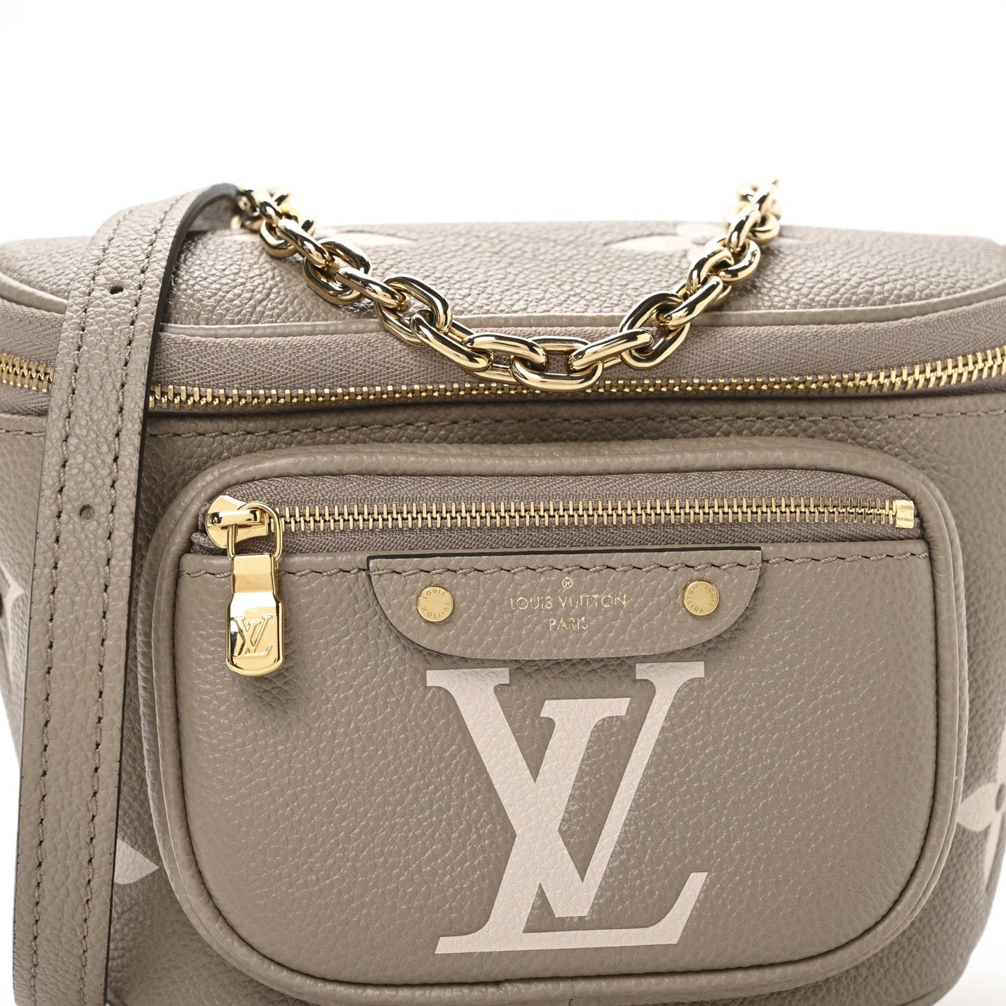 Louis Vuitton Empreinte Monogram Giant Mini Bumbag Tourterelle Cream