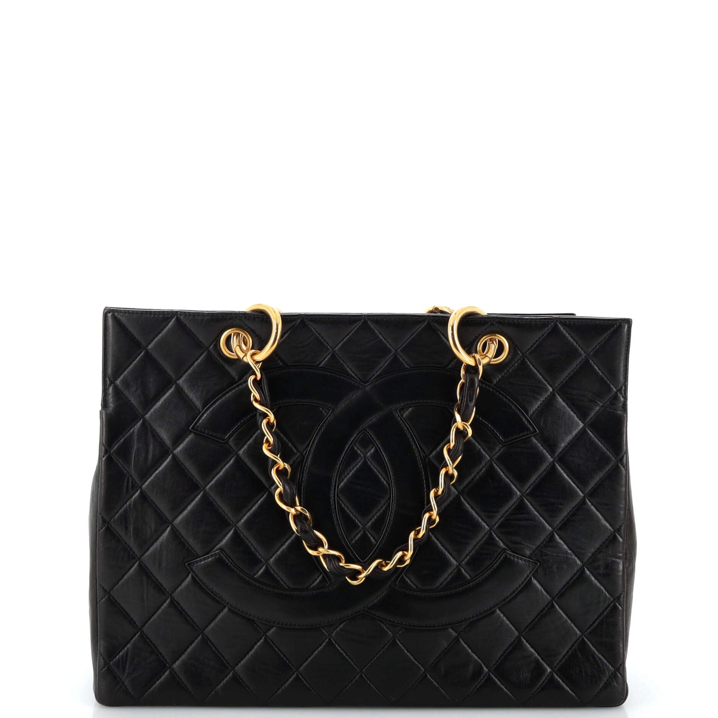 CHANEL   Timeless Shopping Tote Quilted Lambskin Medium