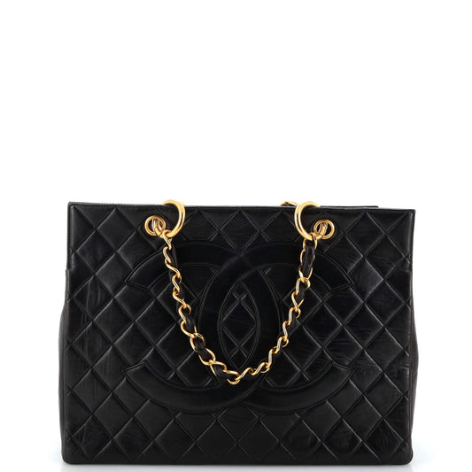 CHANEL   Timeless Shopping Tote Quilted Lambskin Medium