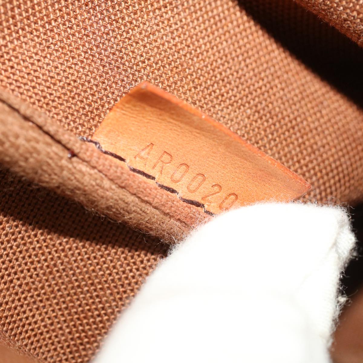Louis Vuitton Pochette Accessoire  Canvas Clutch Bag