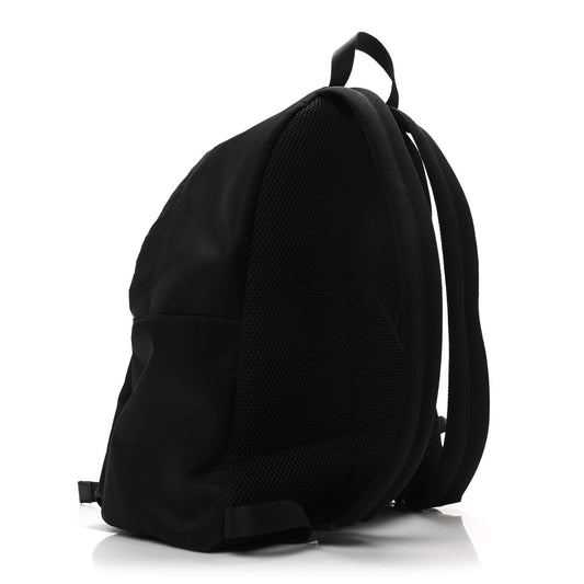 Amelia Nylon Vitello Elite Monster Eyes Rounded Backpack Black Yellow