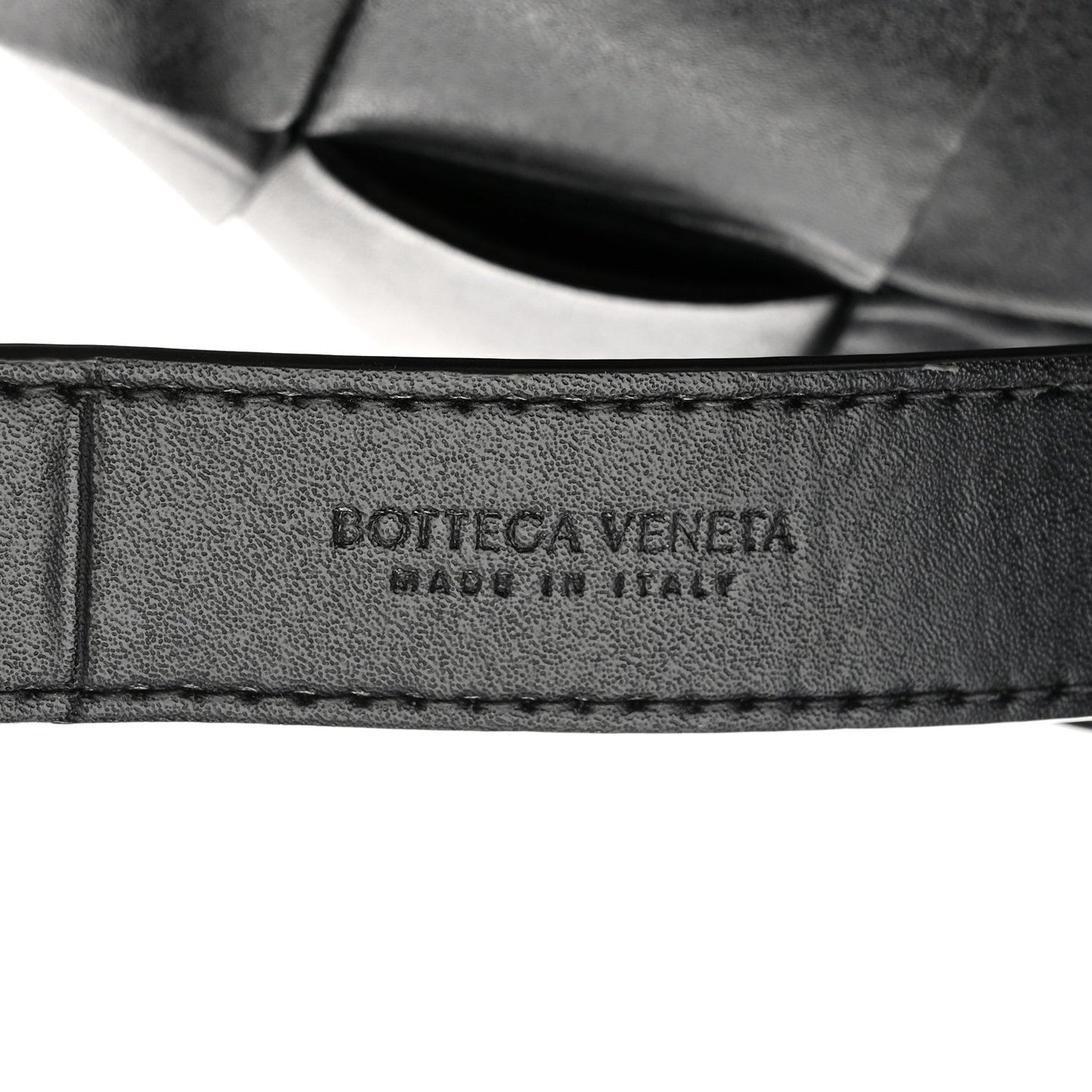 Bottega Veneta Nappa Maxi Intreccio The Belt Cassette Bag Black