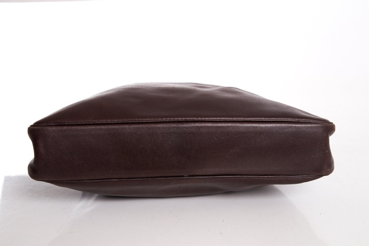 Luxury Hermes Brown Leather Hobo