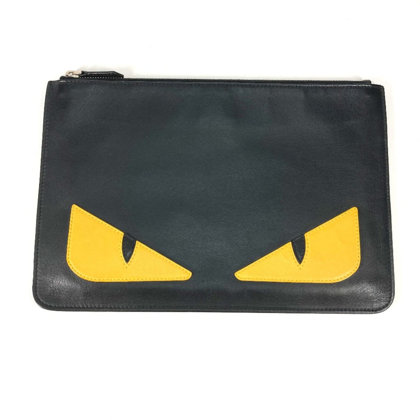 Fendi  Leather Clutch Bag (Pre-Owned)