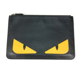 Fendi  Leather Clutch Bag (Pre-Owned)