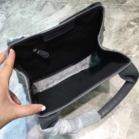 BLN-Ciaga Navy XS Tote Bag In Gray, For Women,  Bags 12.6in/32Amelia