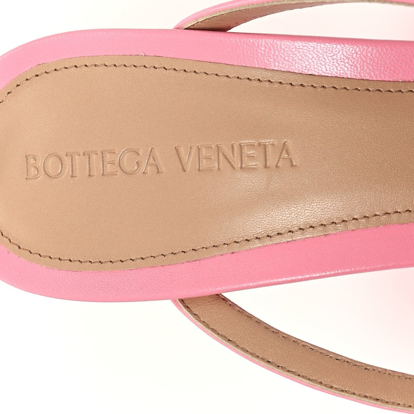 Bottega Veneta Lambskin Stretch Lounge Wedge Sandals 40 Ribbon