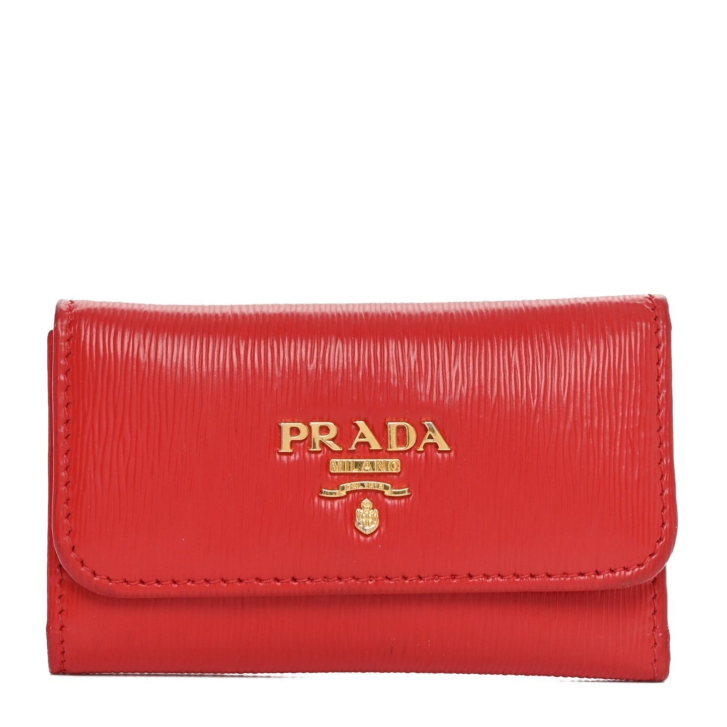 Prada Vitello Move 6 Key Holder Lacca