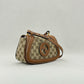GUCCI Blondie Beige & Brown GG Shoulder Bag