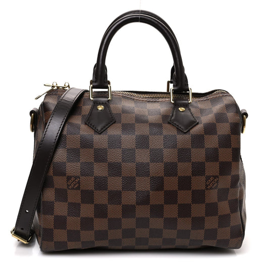 Louis Vuitton Damier Ebene Speedy Bandouliere 25