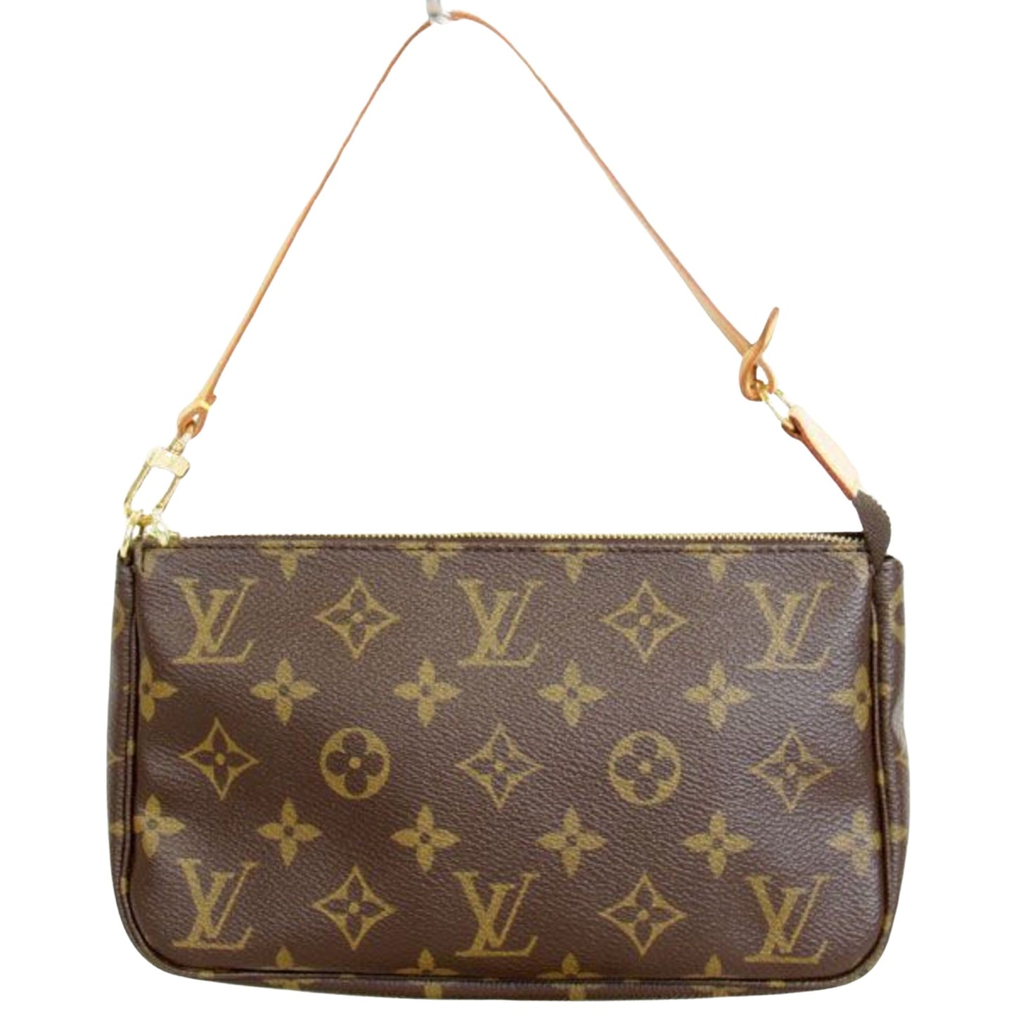 Louis Vuitton Pochette Accessoire  Canvas Clutch Bag