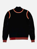 FENDI Knit Black Ribbed Size US 8 Jumper