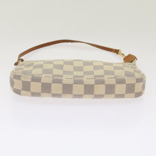 Louis Vuitton Pochette Accessoire  Canvas Clutch Bag