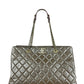 Chanel CC Brown Quilted Leather Perfect Edge Tote 2012