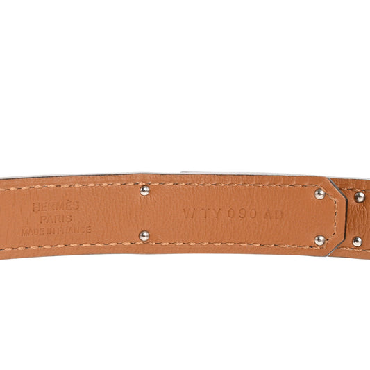 Amelia Epsom Kelly Pocket Belt Gold