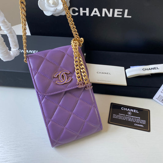 CHL - Phone Holder Purple Bag For Women 15cm/6in