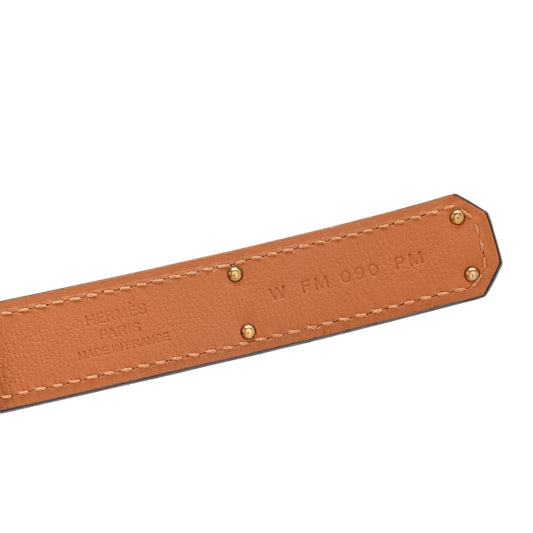 Amelia Epsom Kelly Belt Gold