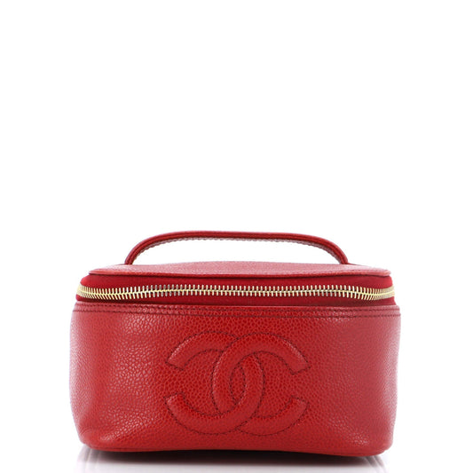 CHANEL   Timeless Vanity Case Caviar Mini
