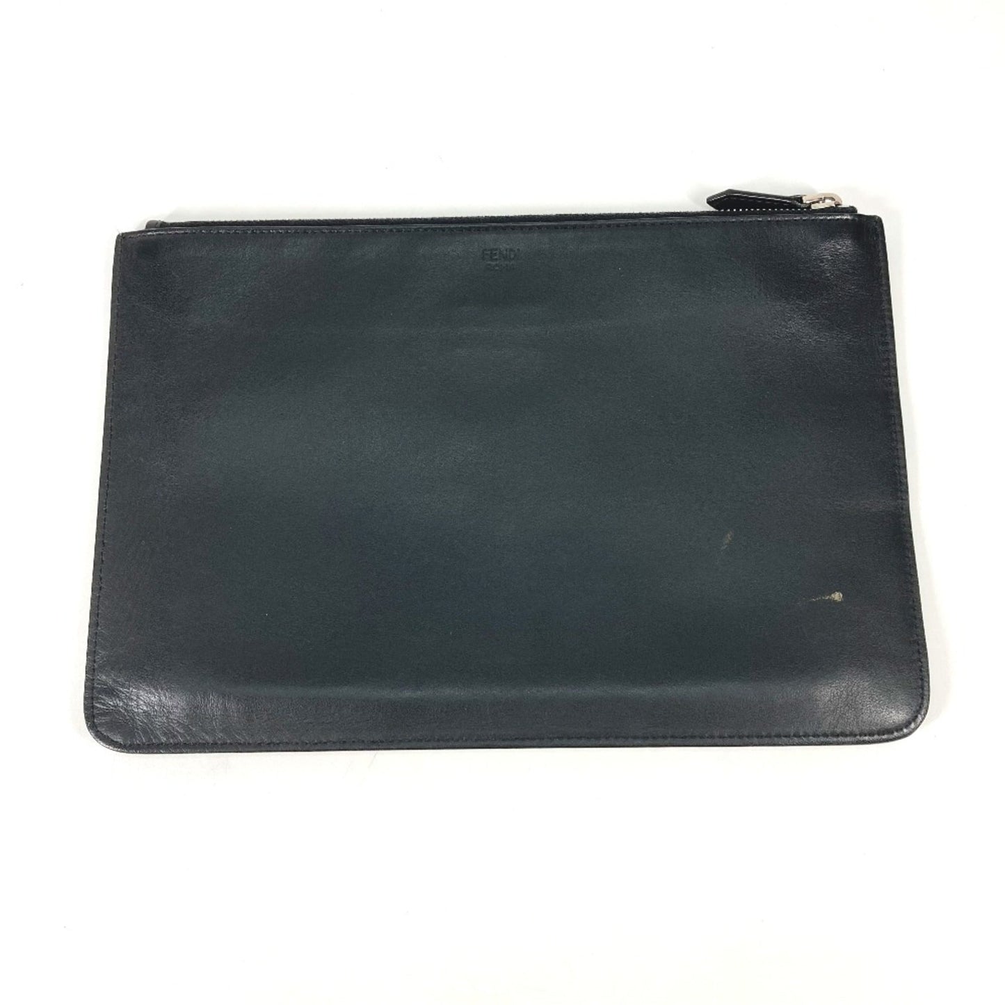 Fendi  Leather Clutch Bag (Pre-Owned)