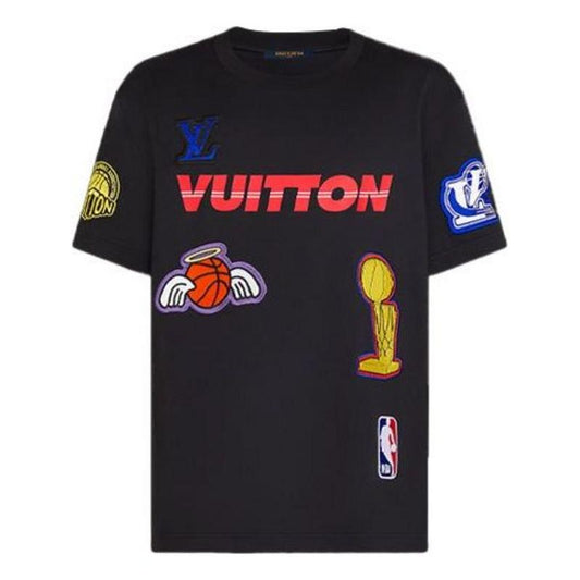 Louis Vuitton NBA Multi Logo Tee Black