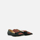 FENDI Black Multicolor Printed Size EU 36 Flats
