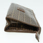 Fendi Zucchino  Canvas Clutch Bag