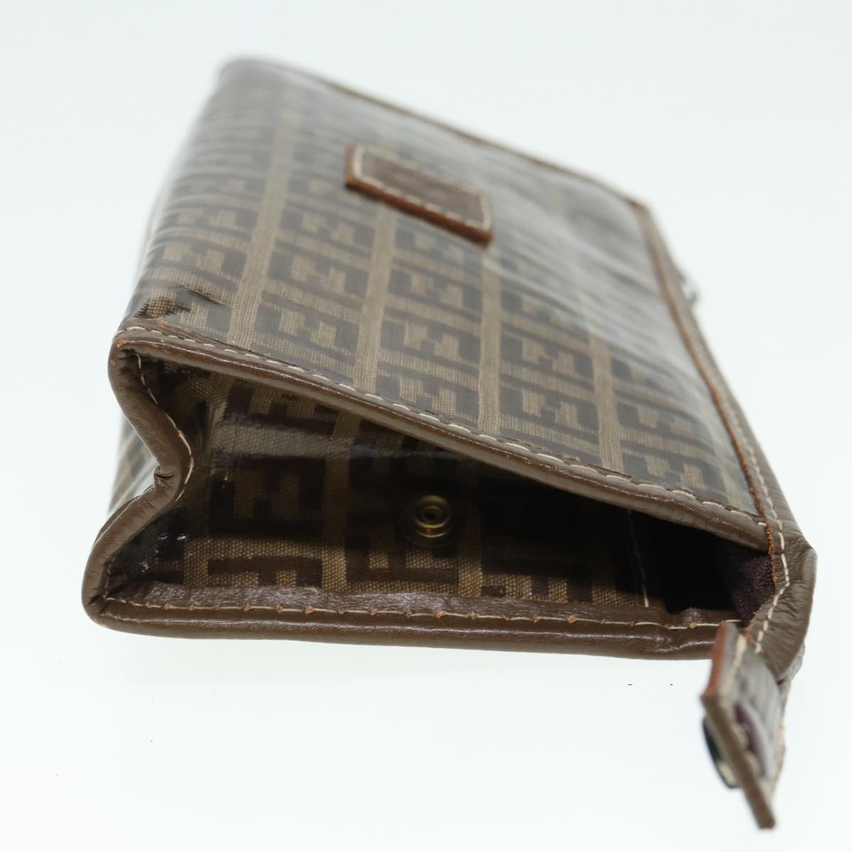 Fendi Zucchino  Canvas Clutch Bag