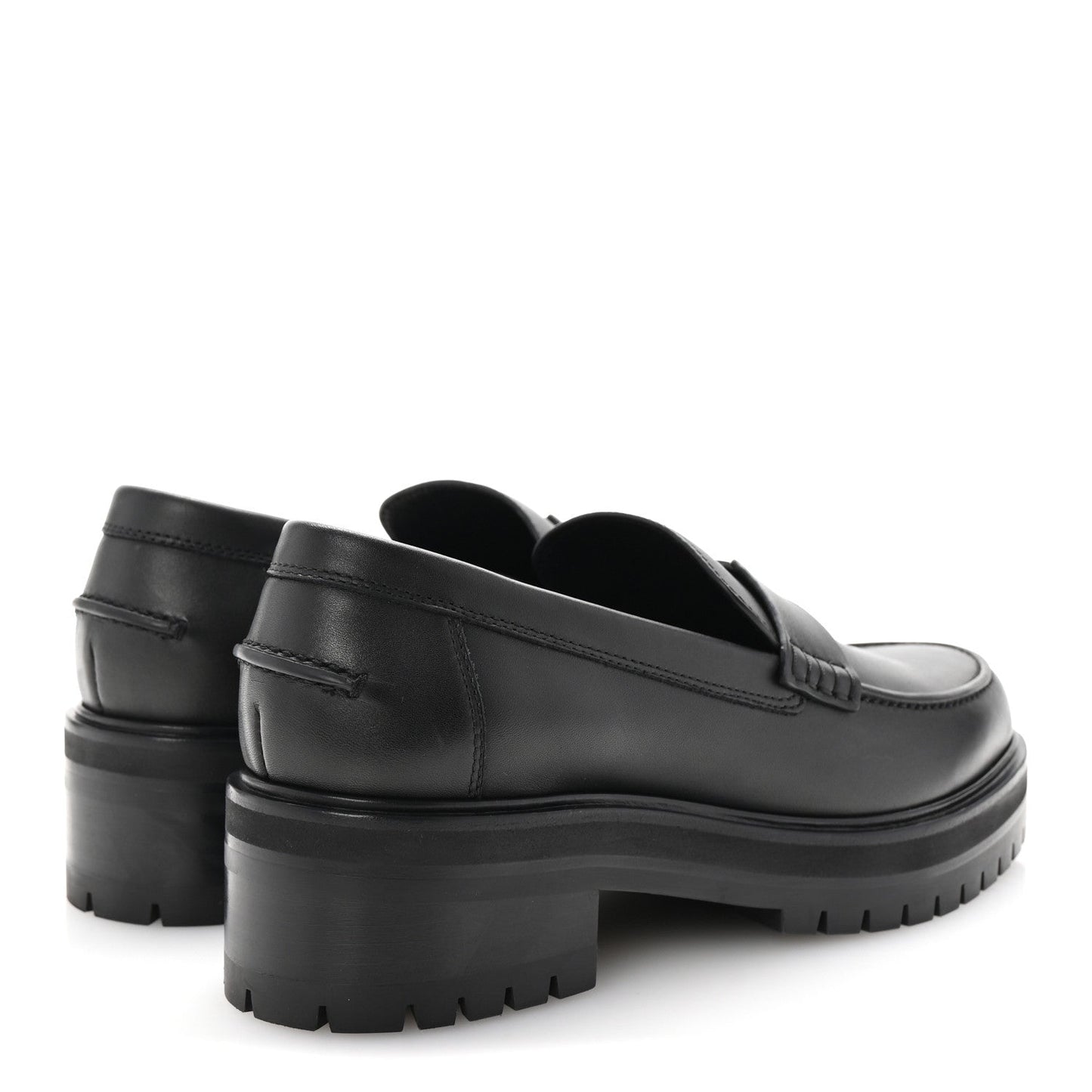 Amelia Calfskin Ivy Loafer 38 Black