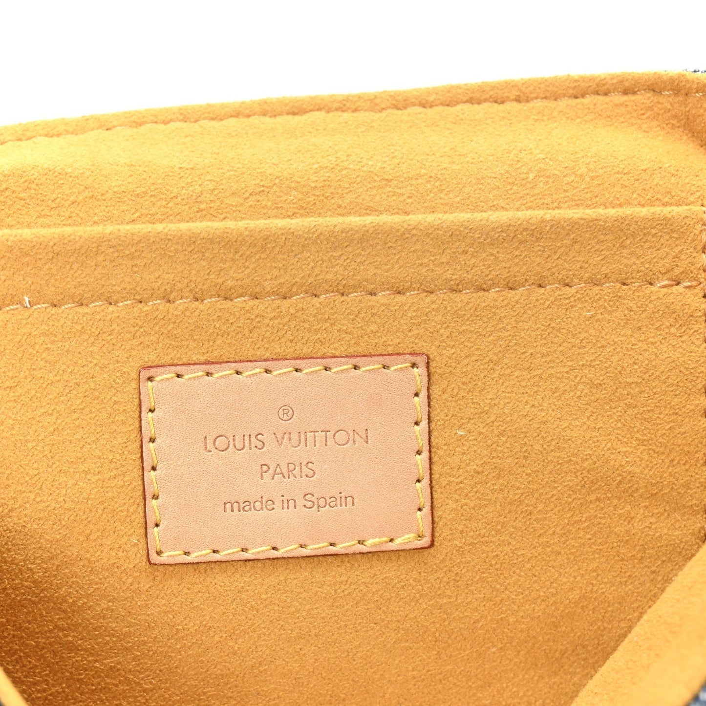 Louis Vuitton Monogram Denim Mini Pleaty Blue