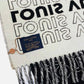 LOUIS VUITTON Black & White Scarf