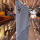 Prada Saffiano Leather Grey Clutch Bag