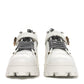 Miu Miu Calfskin Lace Up Ankle Boots 40 White