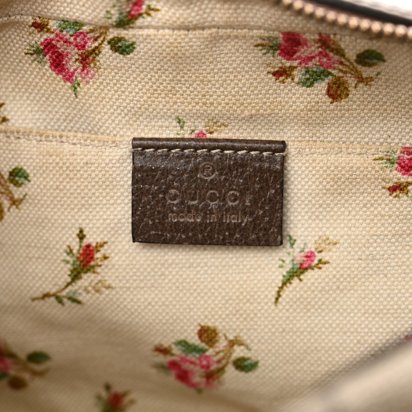 Amelia GG Supreme Monogram Web Neo      Shoulder Bag Beige New Acero Crop