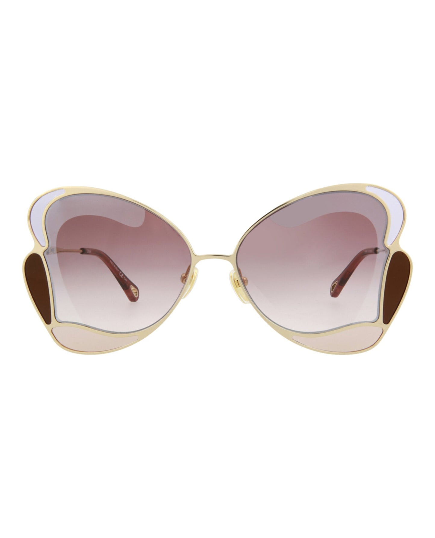 CHL - CC oe Cat Eye-Frame Metal Sunglasses