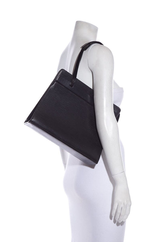 Louis Vuitton   Black Epi Leather Riviera Handbag