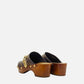LOUIS VUITTON Canopy Brown & Gold Size EU 36 Clogs