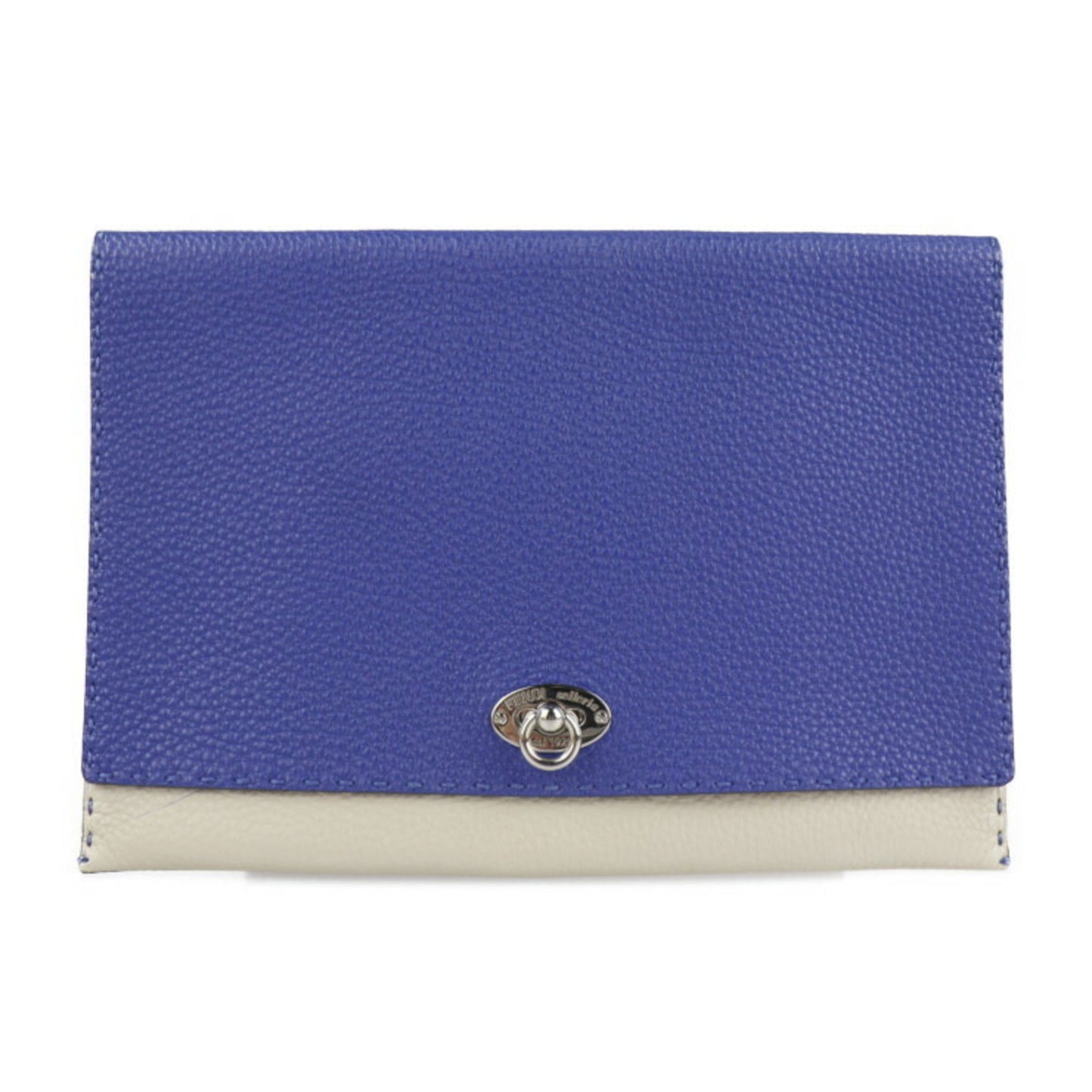 Fendi Selleria  Leather Clutch Bag (Pre-Owned)