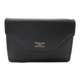 Blnciaga  Leather Middle Wallet (Tri-Fold)