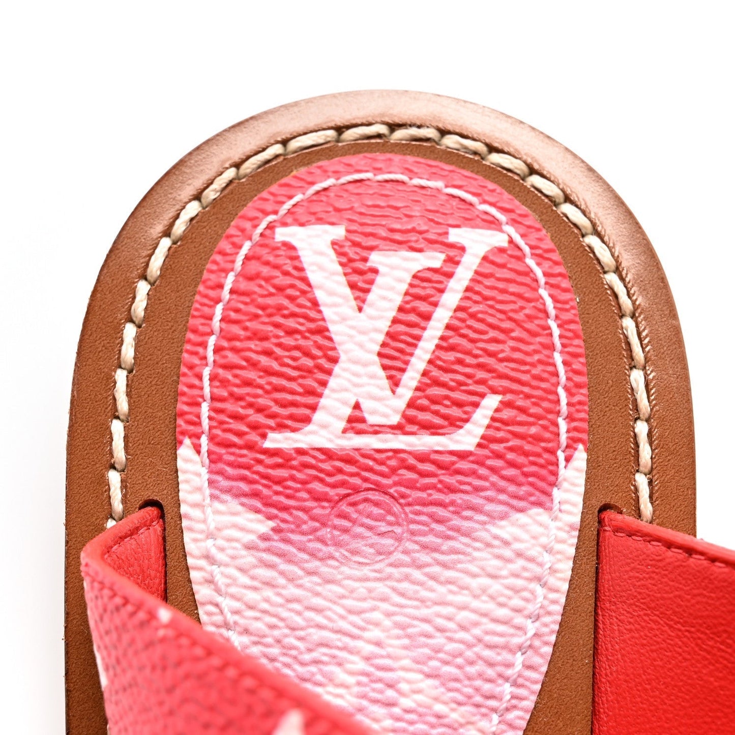 Louis Vuitton Monogram Escale Palma Sandals Rouge