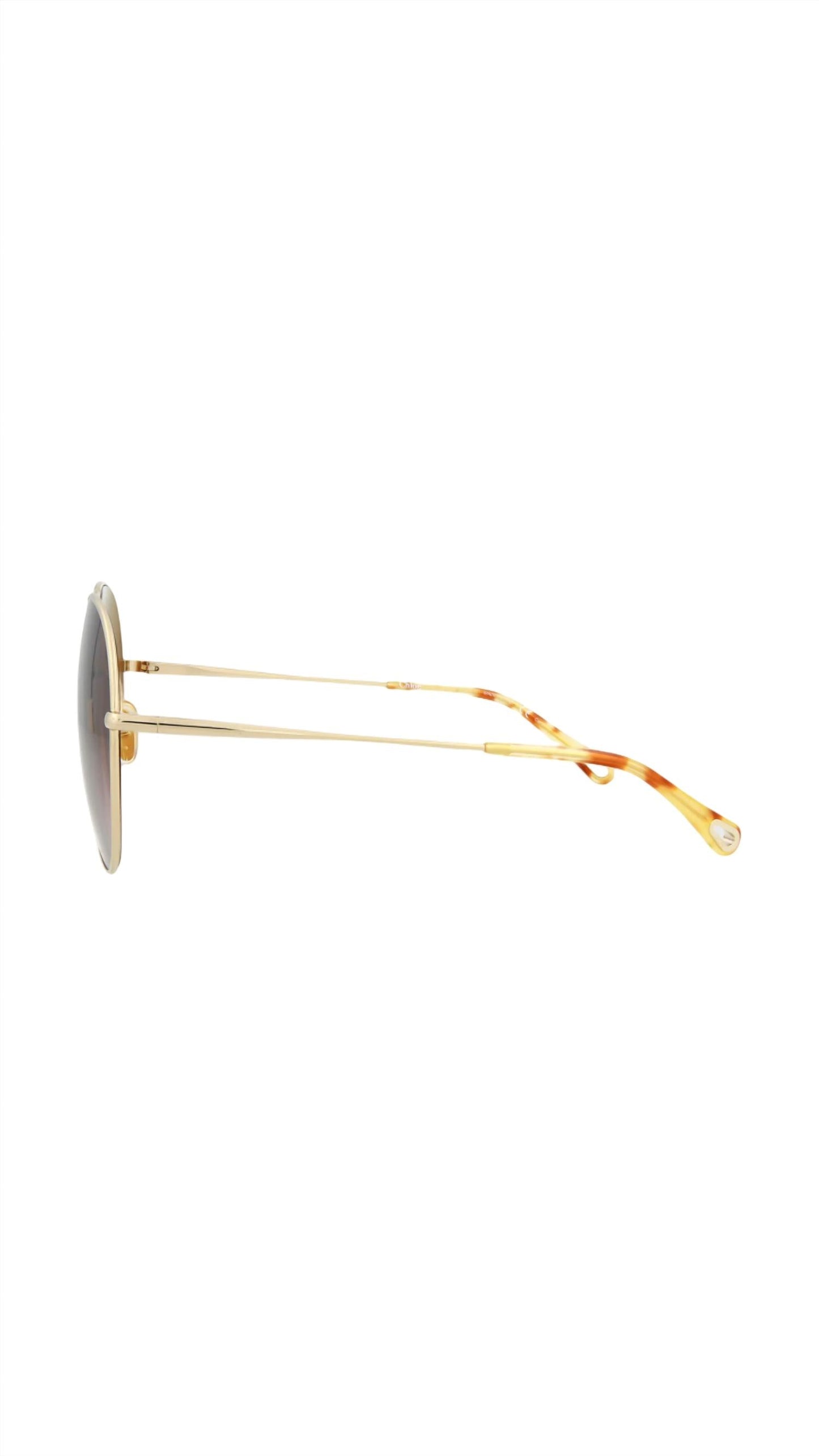 CHL - CC oe Eyewear In Gold/gold Brown